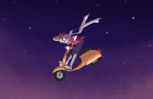 Ride on shooting star!