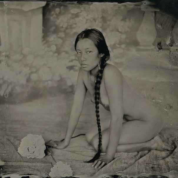 nicolaslaborie: Botan`s Haiku: Without clothes is a different conversation #wetplate