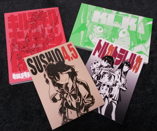 ca-tsuka:I bought four Kill la Kill books from japanese Comiket festival.- The Art ok KLK vol 1 (150