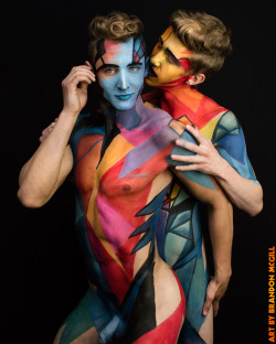 brandonmcgill:  “Love in Origami”The boys have returned to share their love of art and each other! Wickedly beautiful, these two are a joy to watch. I hope you enjoy this latest art piece with them!Models: Tayler W and David PPhotographer: Brandon