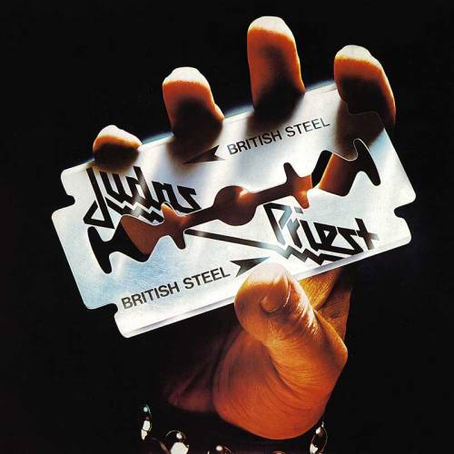 design-is-fine: Roslaw Szaybo, sleeve artwork for Judas Priest, British Steel, 1980. Source