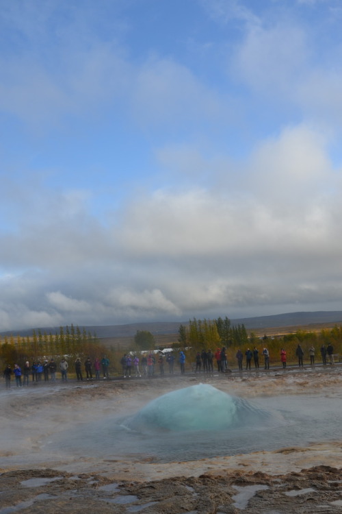 Bum! It’s water! The Geysir, Iceland