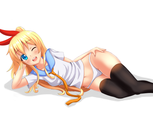 heyyyy~~~~ here’s my Chitoge drawing!!!!!I luv how this turned out!!! blonde hair is the best best!!