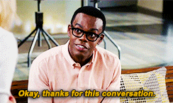 THE GOOD PLACE MEME [4/10 Scenes] 1.10Chidis Choice. Eleanor Tells Chidi She Loves Him
