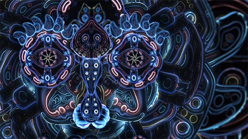 itscolossal:  Cosmic Flower Unfolding: An Abstract Metaphysical Animation by Ben Ridgway [VIDEO]
