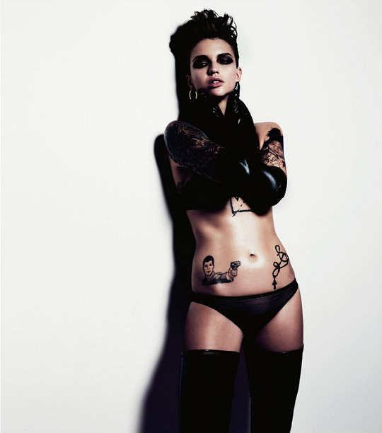 missdontcare-x:  Ruby Rose for GQ Australia  