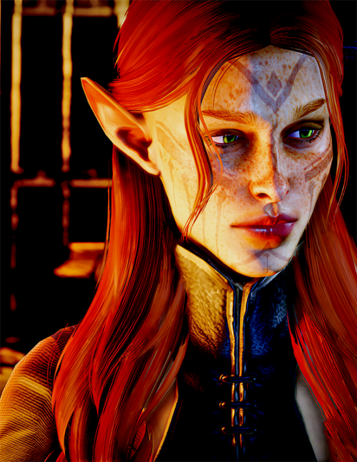 Nori Lavellan → A sweet Dalish rogue who just wishes everyone would be nice & get along(I know t