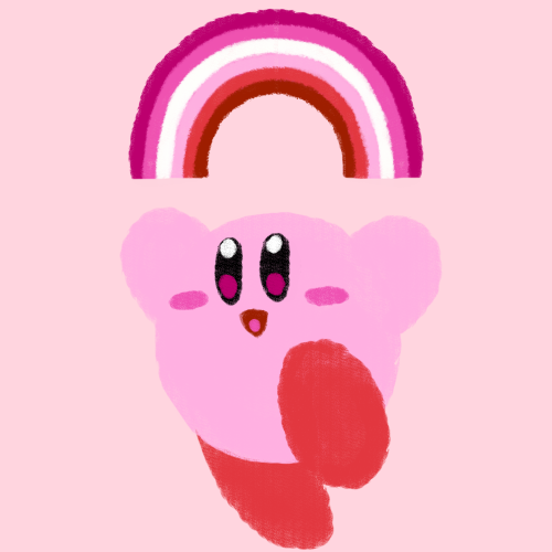cloudcrest: kirby pride icons!!!!in order, they are: lesbian | gay | bi | pan | trans | nonbinary | 