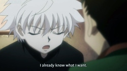 crash-t-h-e-mode:  Killua knows what he wants, do you Gon? 