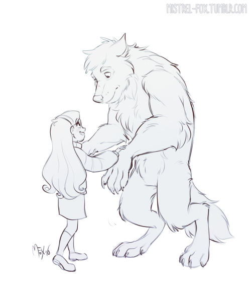 mistrel-fox:  batch of GF sketch commissions for @new-gin-clever-title-goes-here (click for captions) also, please don’t tag this as monster falls au! 
