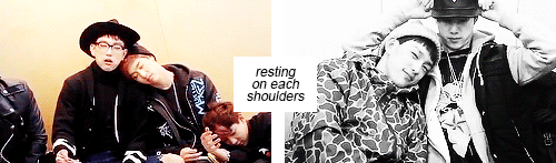 oneday-everlasting:  10/❣ markjin’s moments | markjin’s daily routines…   