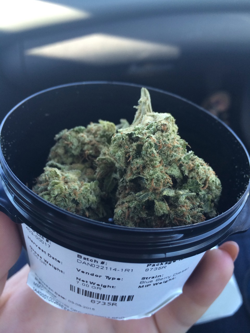 dabprincessco:  Blue berry diesel 