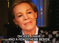 ladysnarkbite:lejazzhot:Can Julie Andrews pass the ‘wholesome test’? The answer is no.Julie is even 