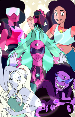 sheilkuroi:  Steven Universe print WIP I’ll