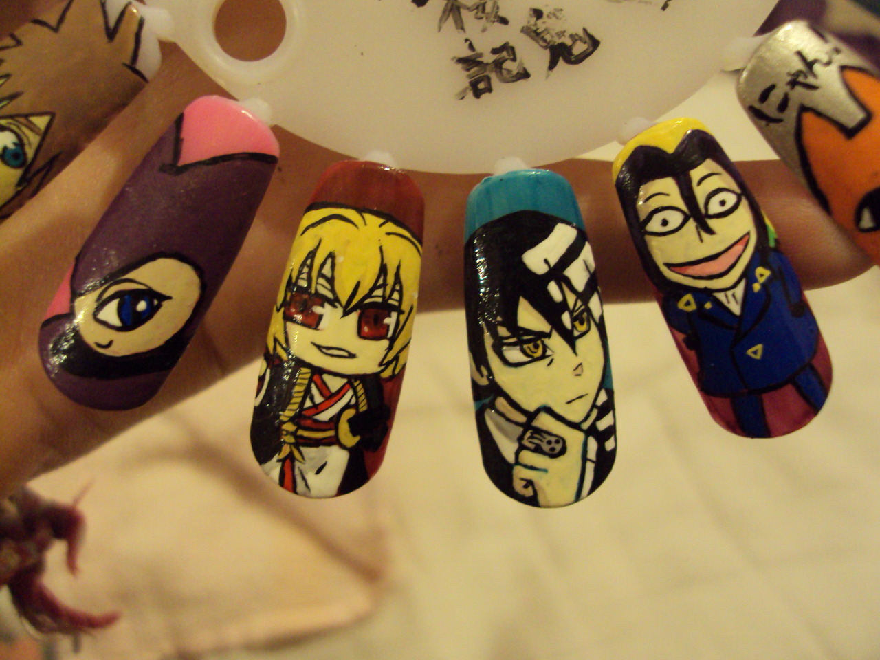 #Anime-nail-art on Tumblr