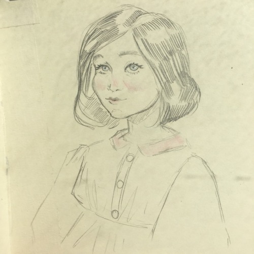 Sad, Here I Am Drawing A Little Princess So That It Would Not Be Sad.