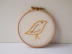 hextrovert:  Little Brown Bird embroidery