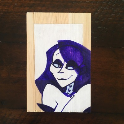 lillulu228:Week 1 of quarantine (out of 6). I’ve decided to paint a block of wood every weekday as a sort of project to keep me busy during these times. Every week I’ll choose a theme and this week, being the predictable person I am, I chose Villainous