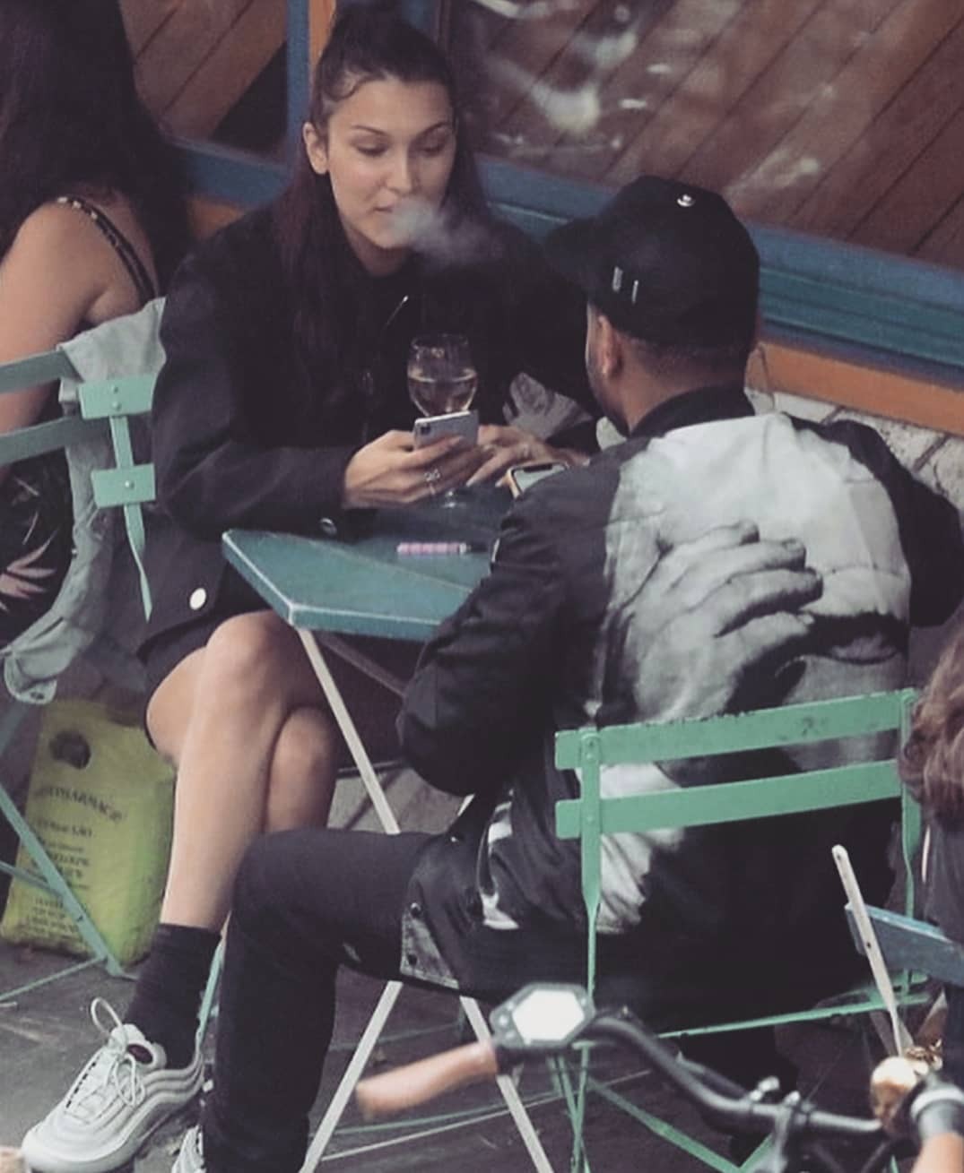 Abel Tesfaye The Weeknd And Bella Hadid Out In Paris Yesterday