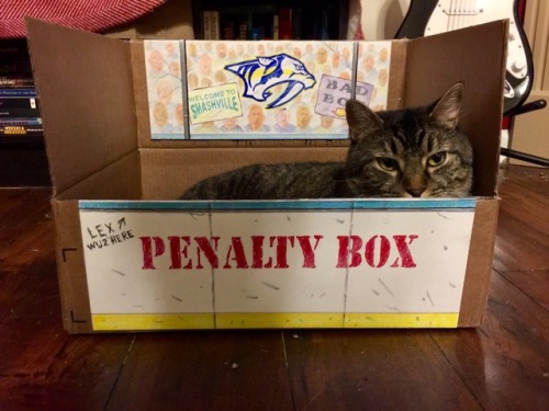 tnpredsfan:We retired Lex’s Fort Asshole and replaced it with the Penalty Box.He’s an instigator (ju