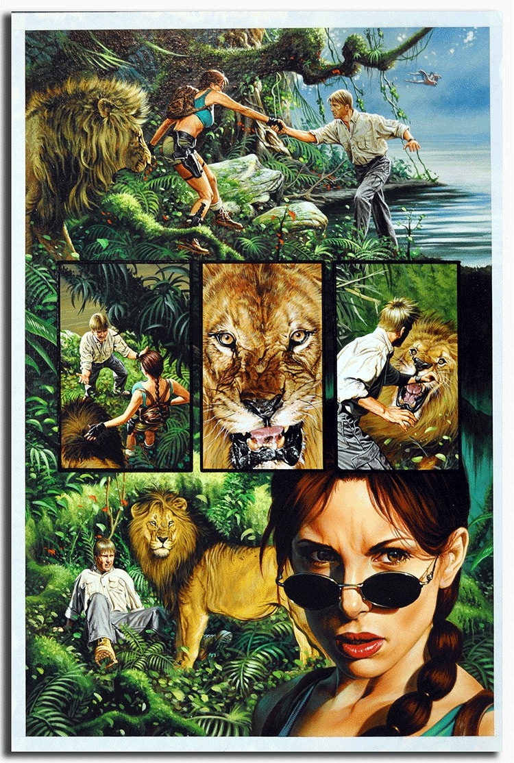 comicbookwomen:  Lara Croft-Joe Jusko
