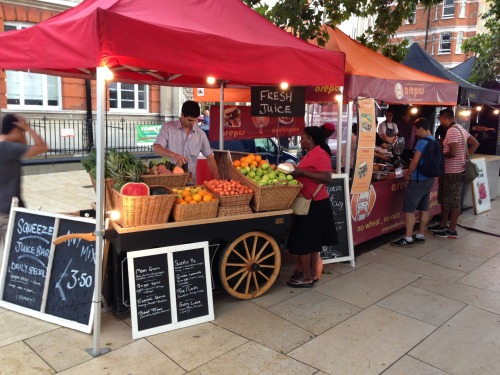 Squeeze&rsquo;s first time at Brixton night market was a big success despite the tropical storms&hel