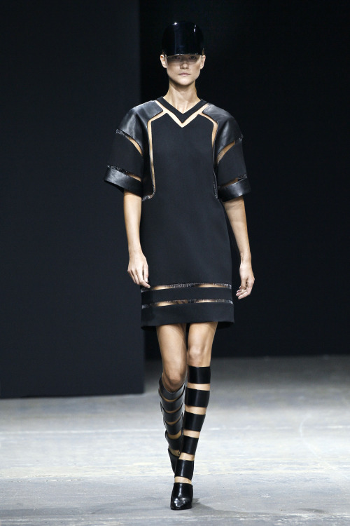 Alexander Wang Spring-Summer 2013A Personification Of The State Of Mind Take sheaves of leather, sla