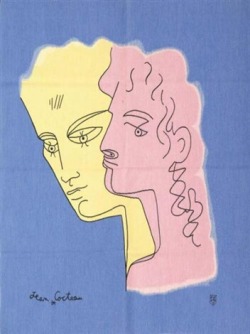 artimportant:  After Jean Cocteau - Renaud et armide  Wool tapestry