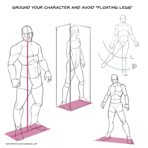 Today’s lesson is all about legs. I prepared a few tips targetingt a very common issue in character 