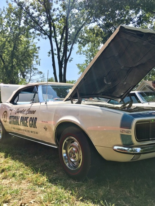 Mint condition 1967 Camaro Indy 500 Pace Car at a local car show last weekend. This car has a 350 wi