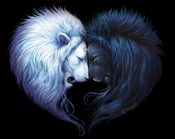 lifedelight:  Yin and Yang Wallpaper by JoJoesArt