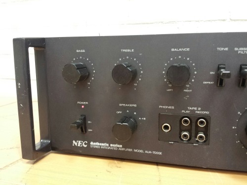 Nec Authentic Series AUA-7000E Stereo Integrated Amplifier, 1979