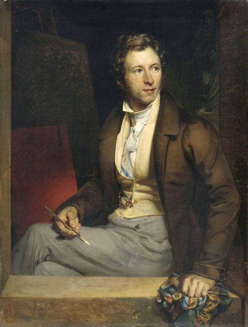 History-Of-Fashion:  1828 Félix Auvray - Portrait Of Henri Bougenier  (Museum Of