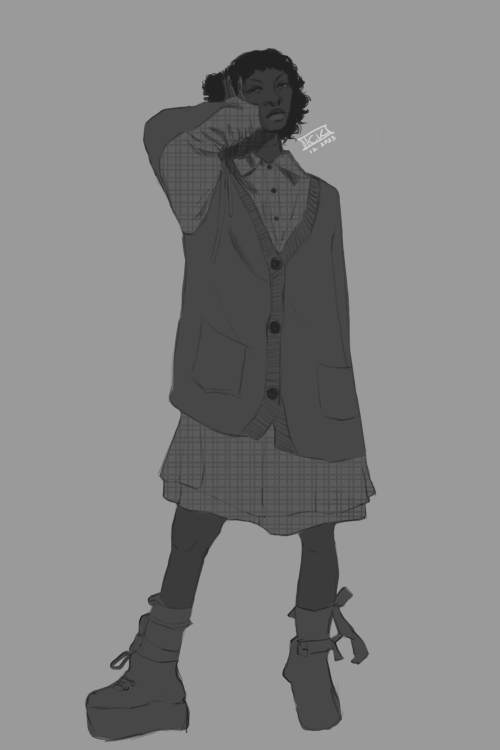 Been Struggling To Finish Anything So I Ended Up Doing A Quick Pinterest Study With My Oc Vi