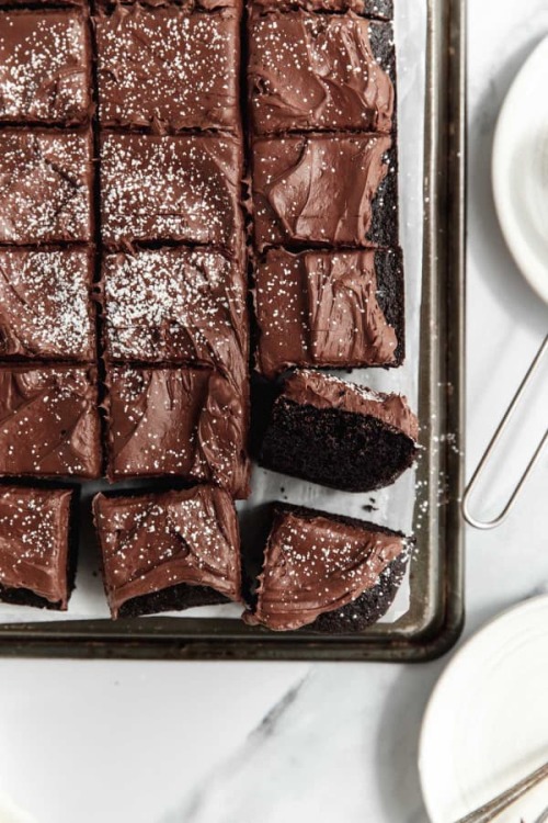 Healthy Chocolate Sheet Cake