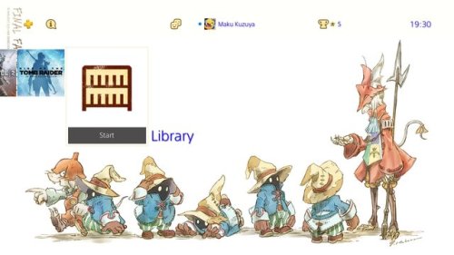ayumei88:Final Fantasy 9 PS4 Edition comes with a custom theme and 8 avatars drawn by Toshiyuki Itah