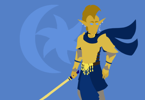 spooksscribbles: Since I did fancy pieces for the Tribunal, I kinda owed Nerevar one too