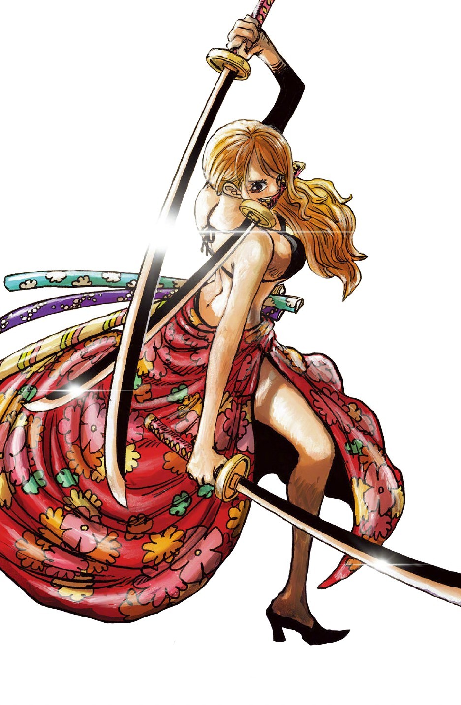 Santoryu Nami Drawn By Eiichiro Oda From One Piece