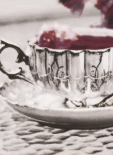 cecaelias:INSPIRATION - tea partywelcome to the tea party. pastries are stacked upon silver ornament