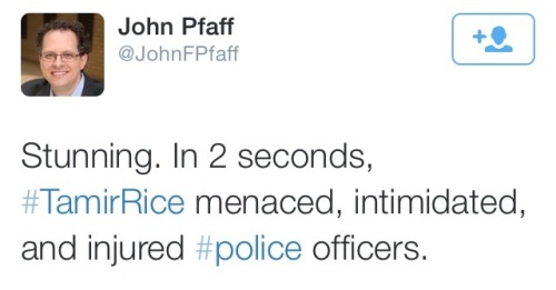 krxs10:  Cleveland Police Filed Charges like “Aggravated Menacing” & “Inducing Panic” On Tamir Rice To Justify Shooting HimIf you’re a cop and you’ve just shot a 12-year old kid dead without giving him a chance to follow your orders,