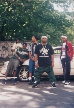 inspectah-deck:  deadpreszidents:  bavt:  dirty-mef:  Inspectah deck, method man, raekwon, nas  À  this pic is legendary  yo, that’s me chillin with my homeboys nas, raek and meth! lol 