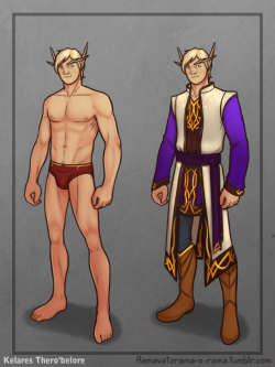 ramavatarama-o-rama: Finally finished those 2 outfits, so now I can upload this whole thing together! I had a lot of fun with Kelares current outfits, so I kinda wanted to take a look back, so far until his late life on Quel’thalas (probably will be