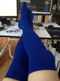 so i got some blue socks~~  may take some