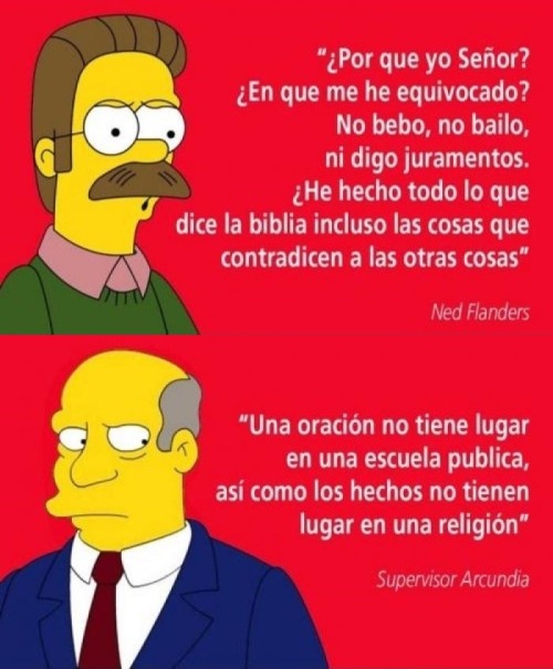 Fly with me:Recopilación de las mejores frases ateas de Los Simpsons.Vía: Bazzinga.es