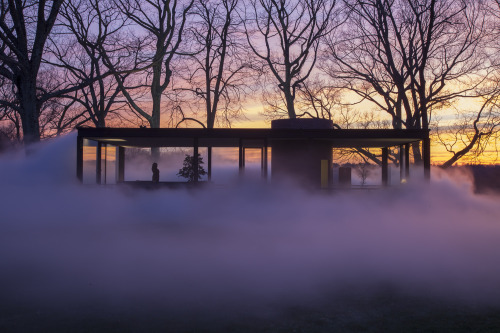 Playing Mother Nature
[[MORE]]
The Philip Johnson Glass House is celebrating its 65th anniversary this spring with a mesmerizing installation by Fujiko Nakaya, the first ever to interact directly with the house itself.
Fujiko Nakaya: Veil will be...