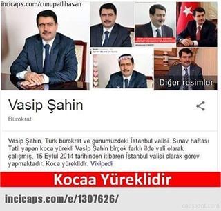 Vasip Şahin 
Bürokrat...