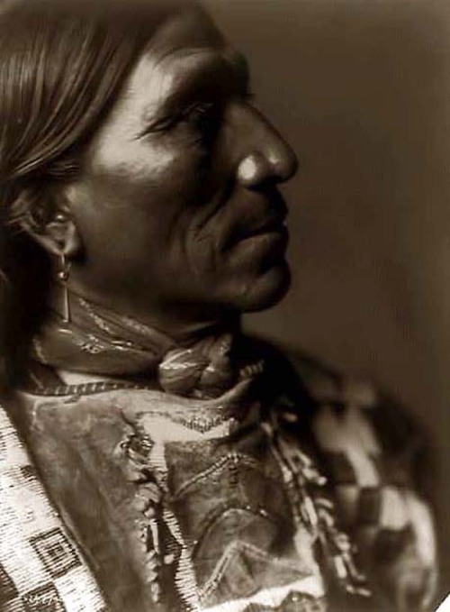 Little Hawk. Sioux. 1907 photograph by Edward S. Curtis.