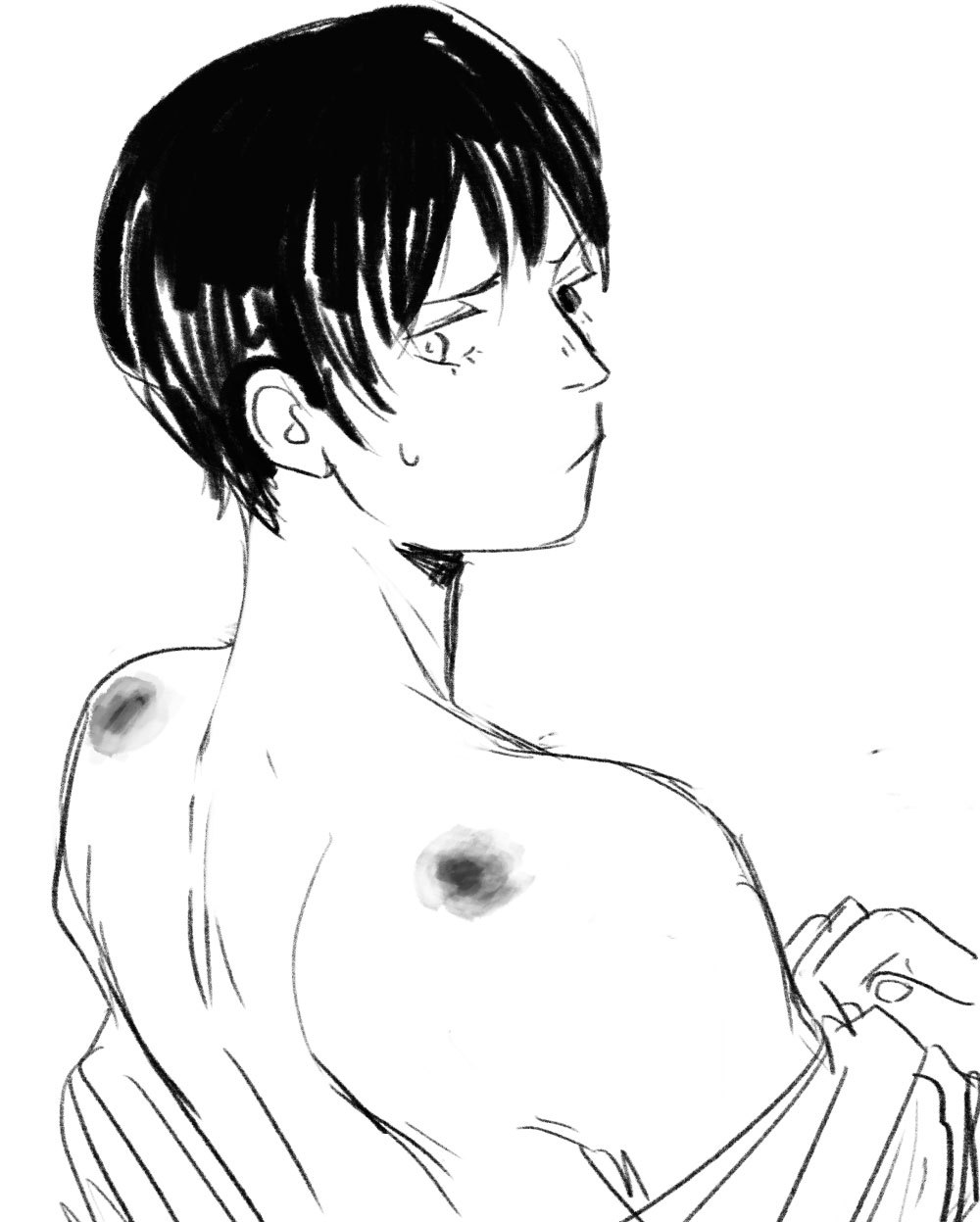 buttleronduty:  some more old twitter doodles. i remember we were talking about how