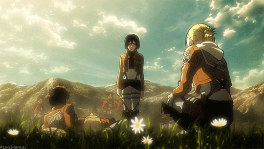 Mikasa vs. Annie  From the extra scene in the 2nd Shingeki no Kyojin compilation