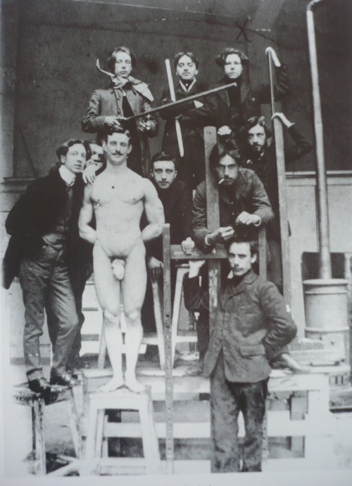 Painting class at l’Académie des Beaux Arts 